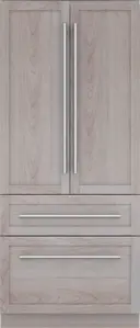 36 Inch 4-Door Built-In French Door Bottom Freezer Refrigerator
