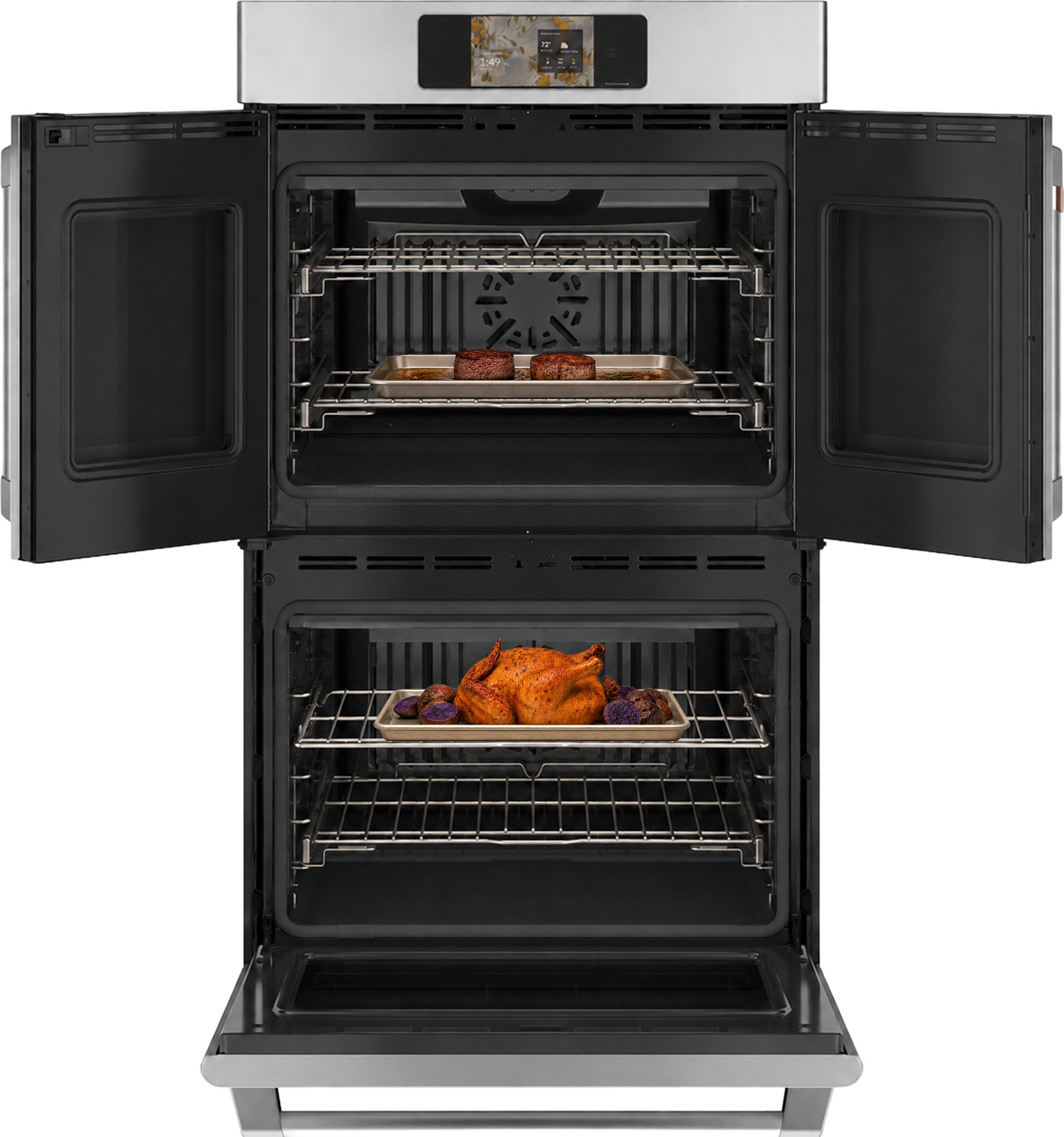 SCEREFE Defne Koz hwc 大皿 Cafe CTD90FP2ZS1 30 Inch Built-In Electric Smart Double Wall Oven