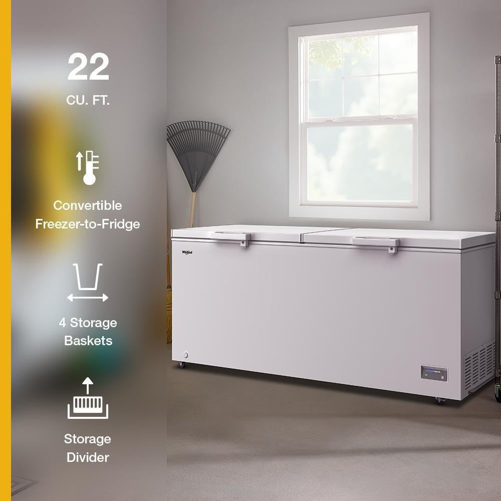 Whirlpool WZCC5522TW 75 Inch Freestanding Convertible Chest