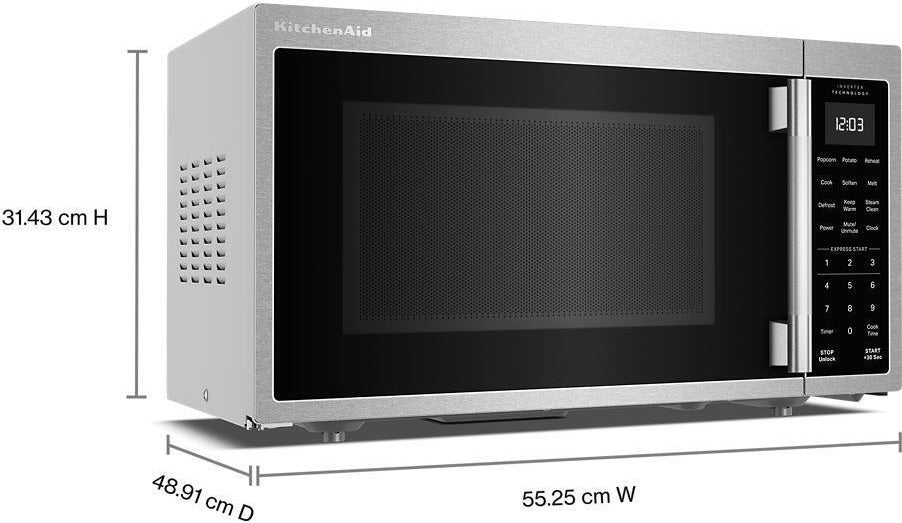 KitchenAid KMCS3022TPS 1.3 Cu. Ft. Microwave: PrintShield