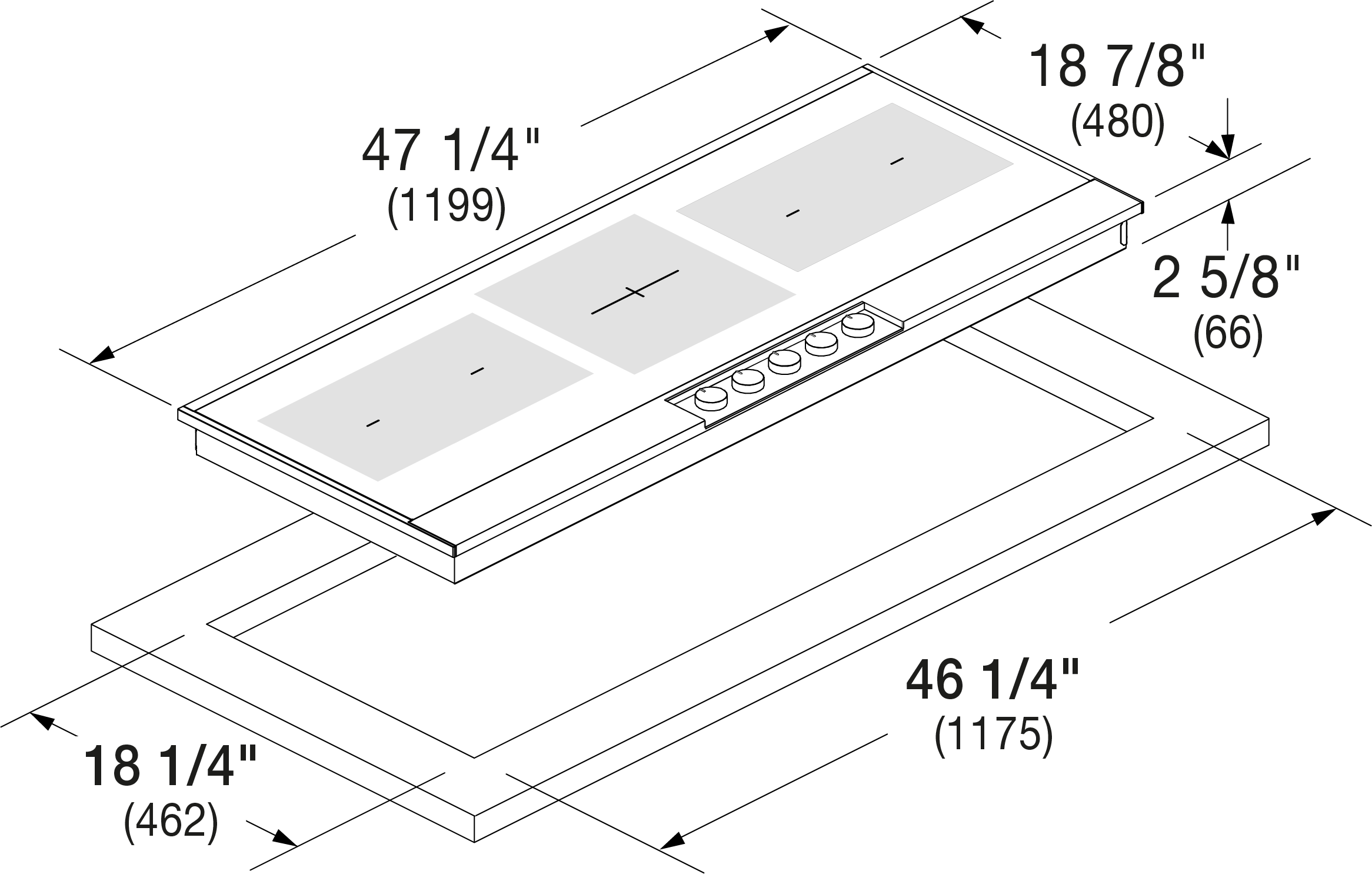 Fulgor Milano F7ECIK48AS1 Brushed Satin