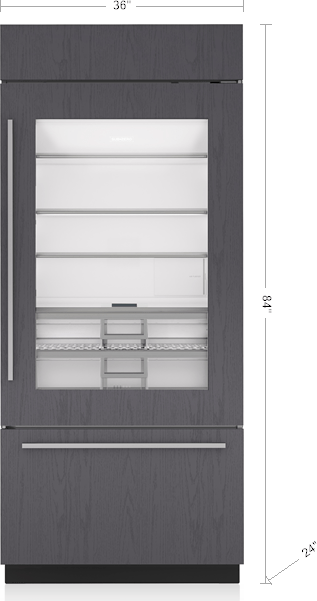 Sub Zero CL3650UGOL Panel Ready, Left Hinge