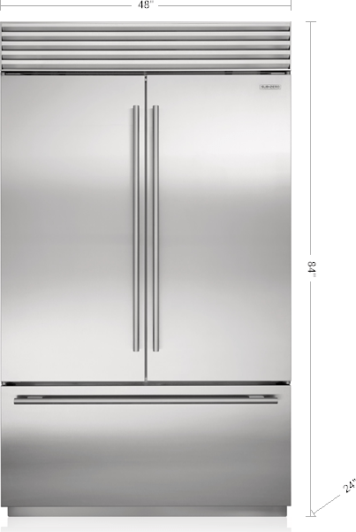 Sub Zero CL4850UFDSP Stainless Steel, Pro Handle