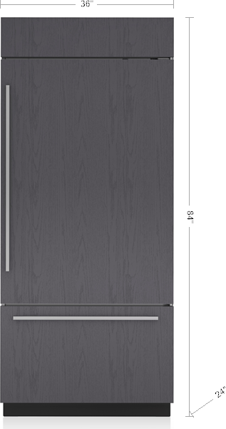 Sub Zero CL3650UIDOL Panel Ready, Left Hinge