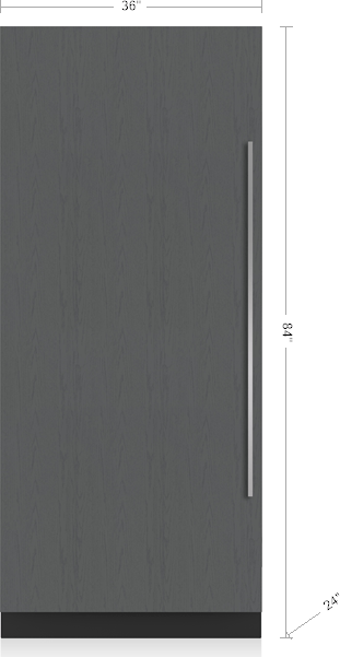 Sub Zero DEC3650RL Panel Ready, Left Hinge
