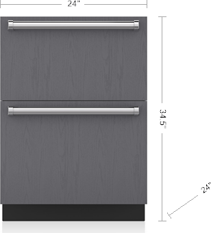 Sub Zero ID24F Panel Ready