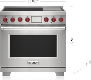 Wolf IR36451GSP Stainelss Steel