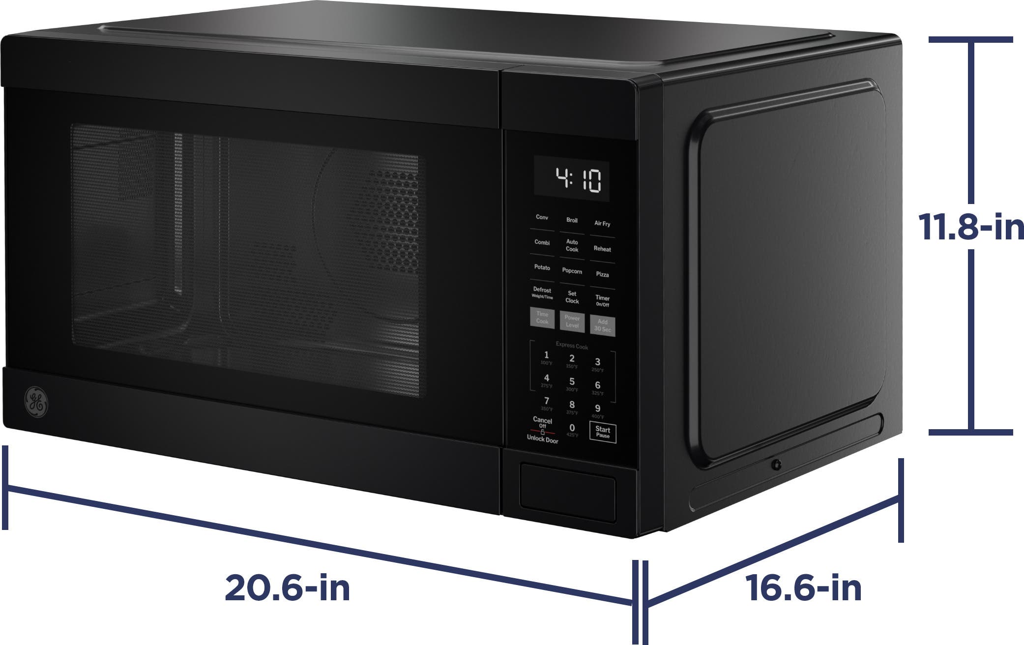 GE GCST10A1WBB Black