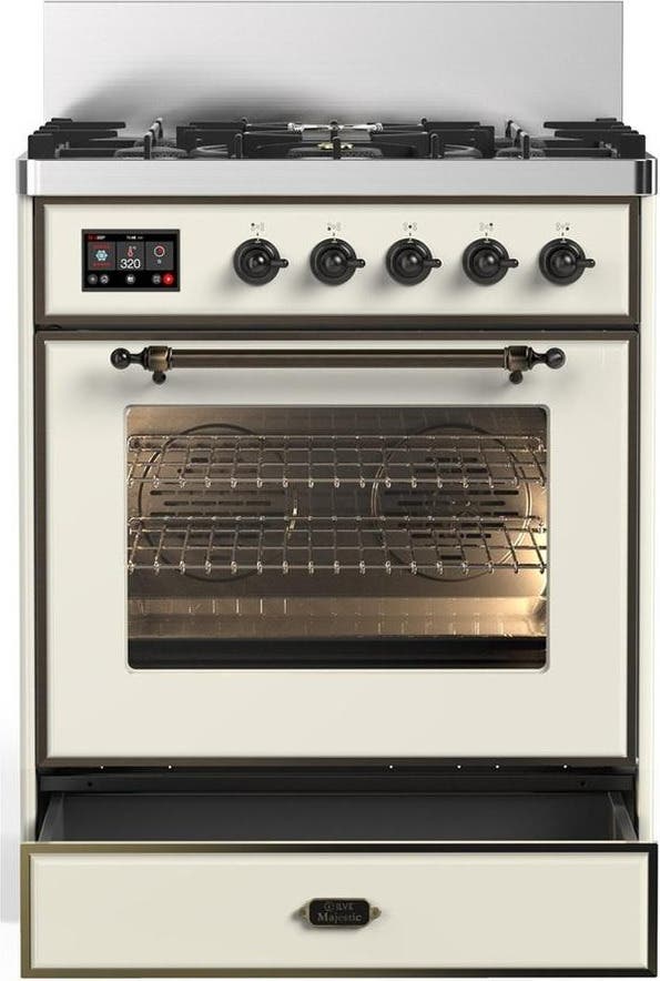 Ilve UM30NR3AWB Antique White, Burnished