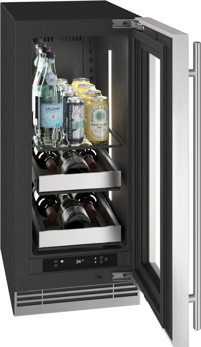 U-Line URBV315SG01A Stainless Steel Frame Glass