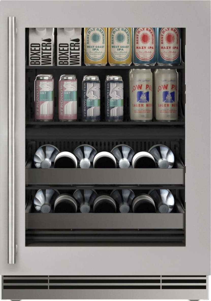 U-Line URBD324SG01A Stainless Steel Frame Glass