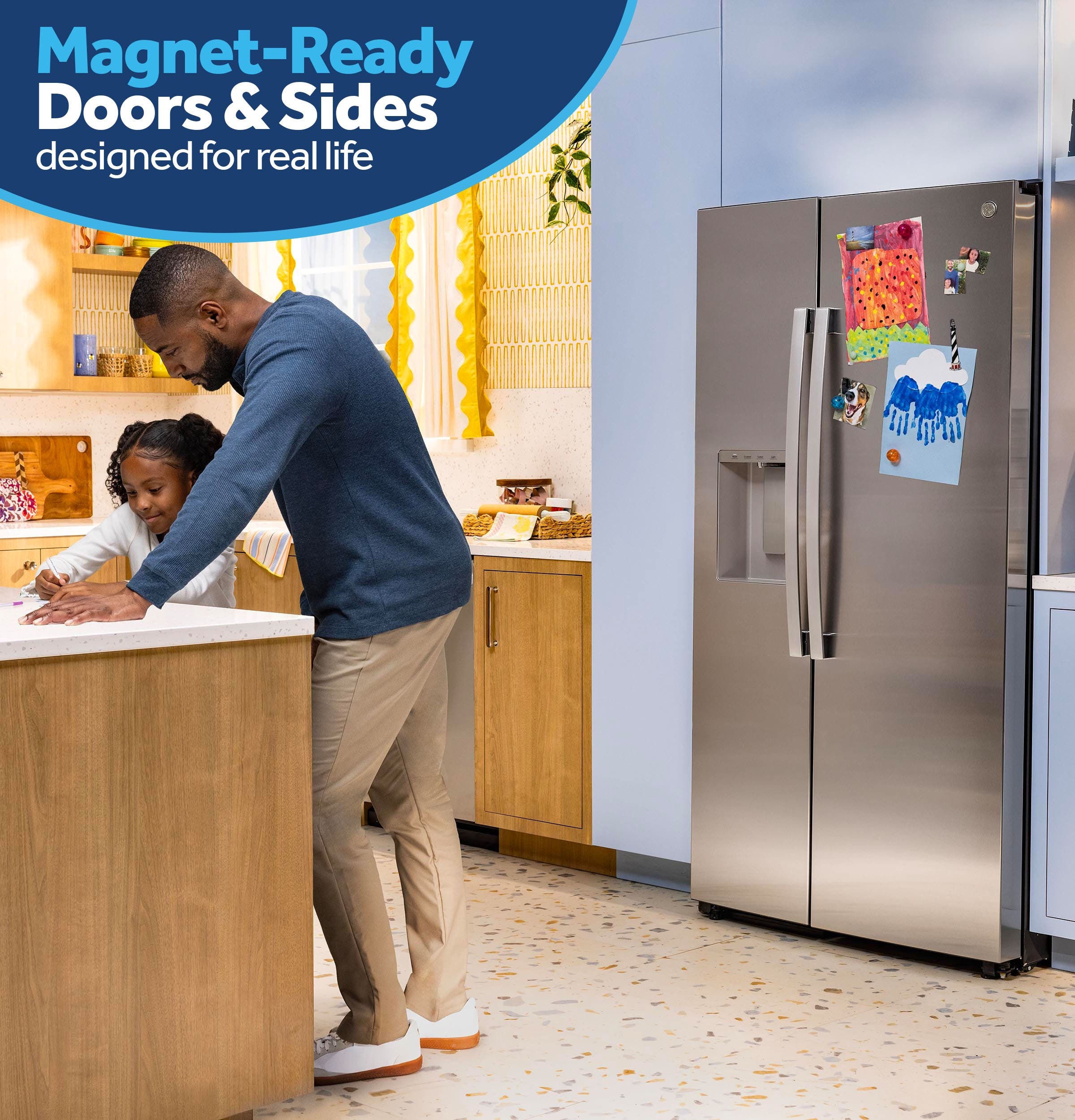 GE GSS28NYYFS Fingerprint Resistant Stainless Steel