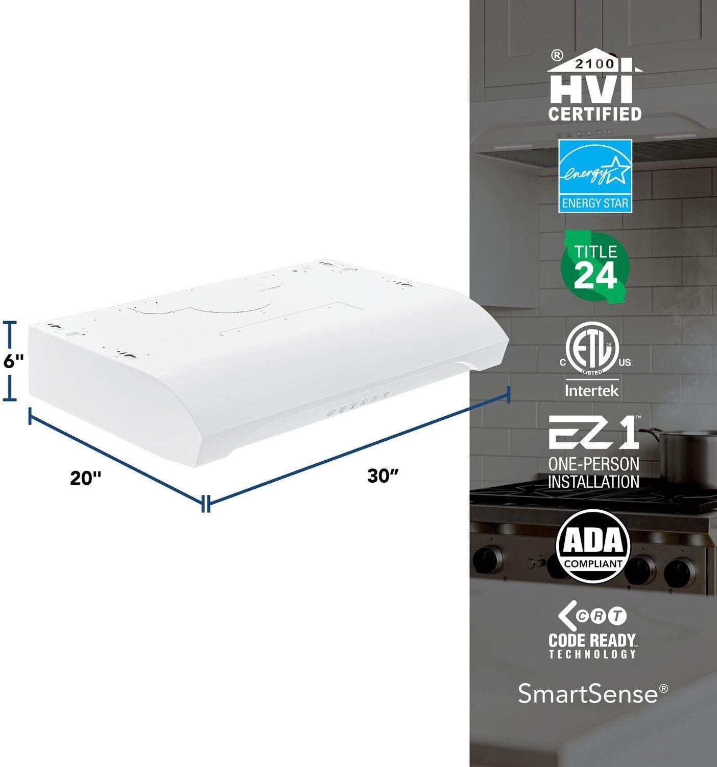 Broan ALT3304WW White