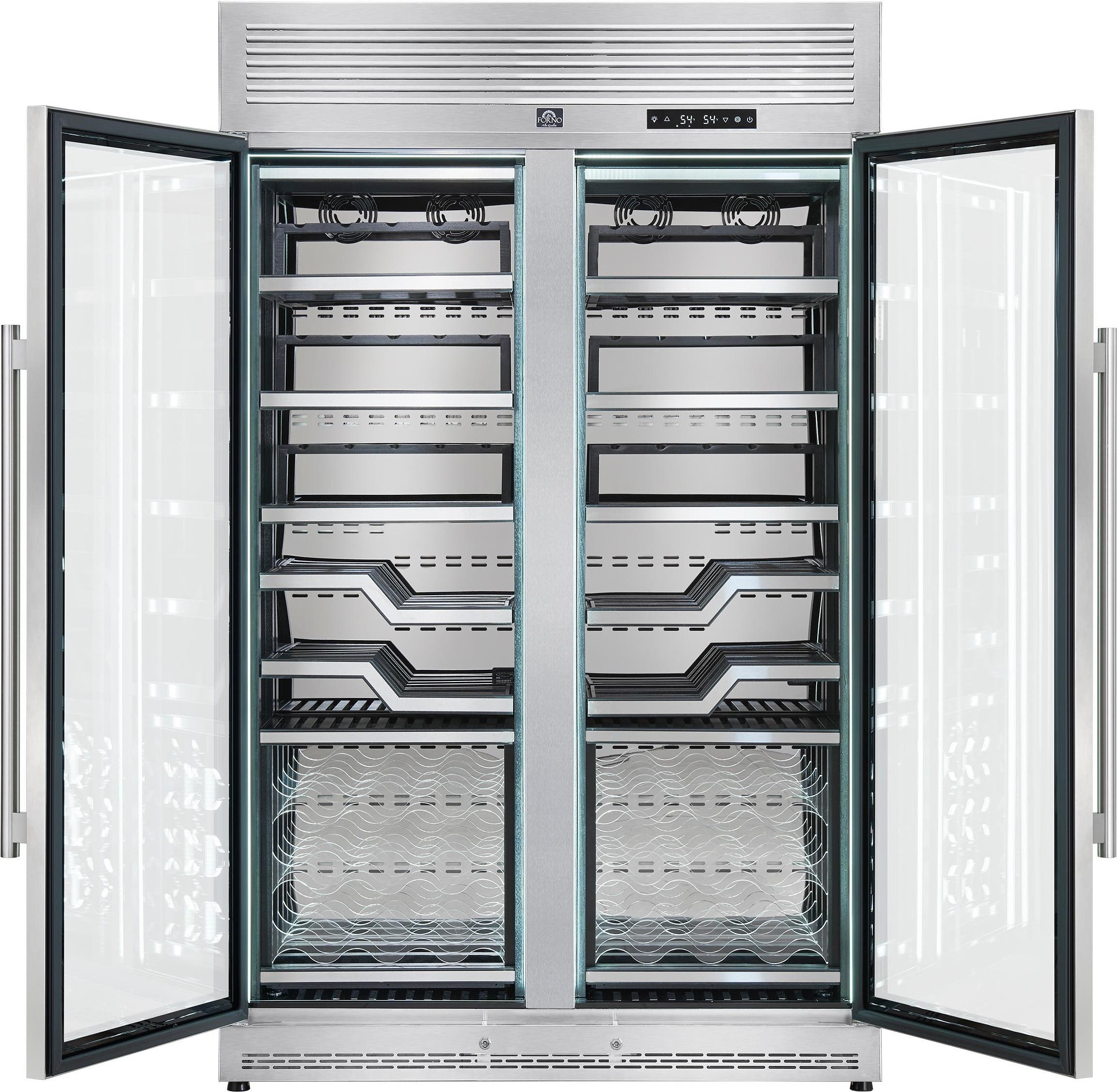 Forno FWCDR661148S Clear Acyrlic And Stainless Steel
