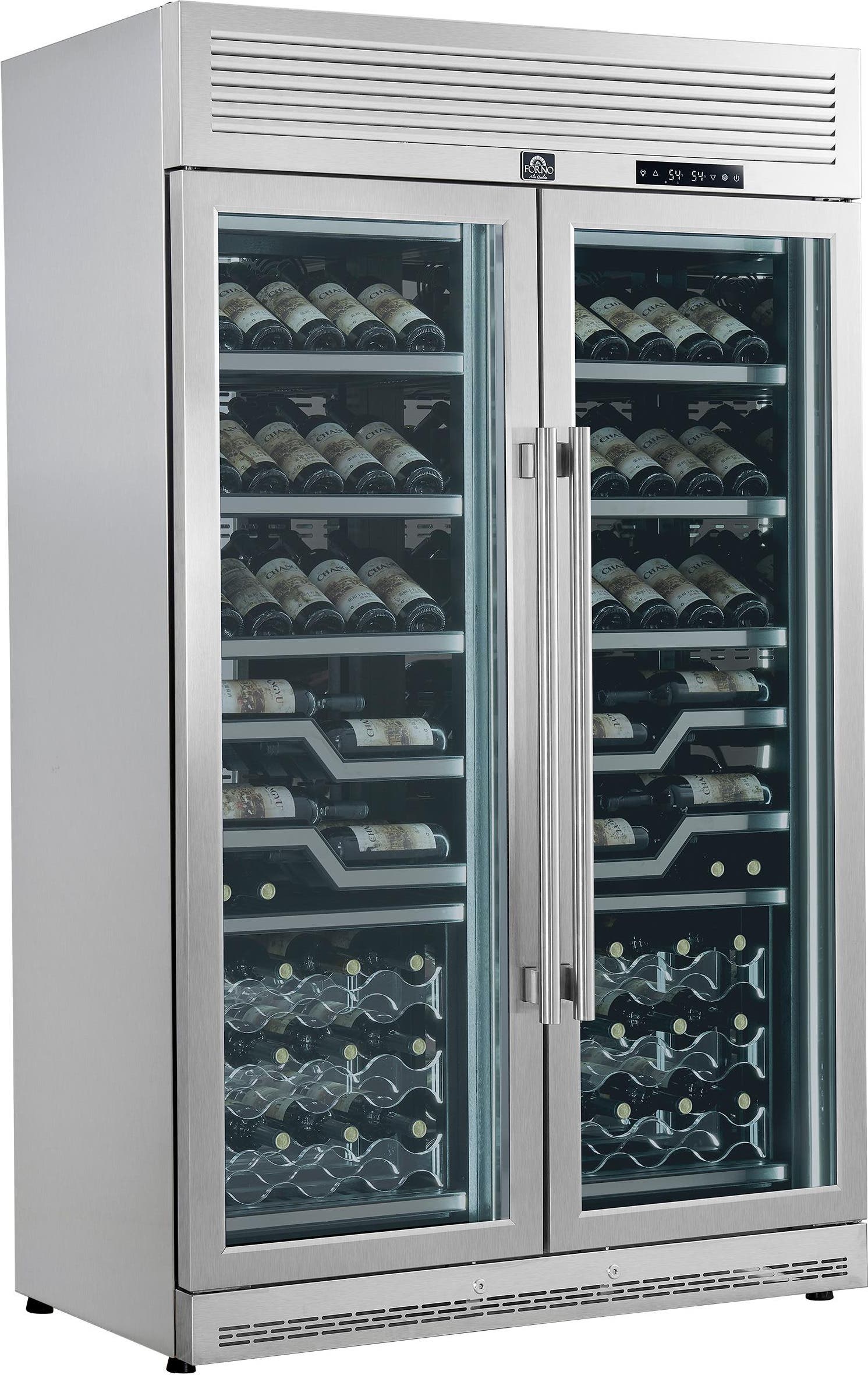 Forno FWCDR661148S Clear Acyrlic And Stainless Steel