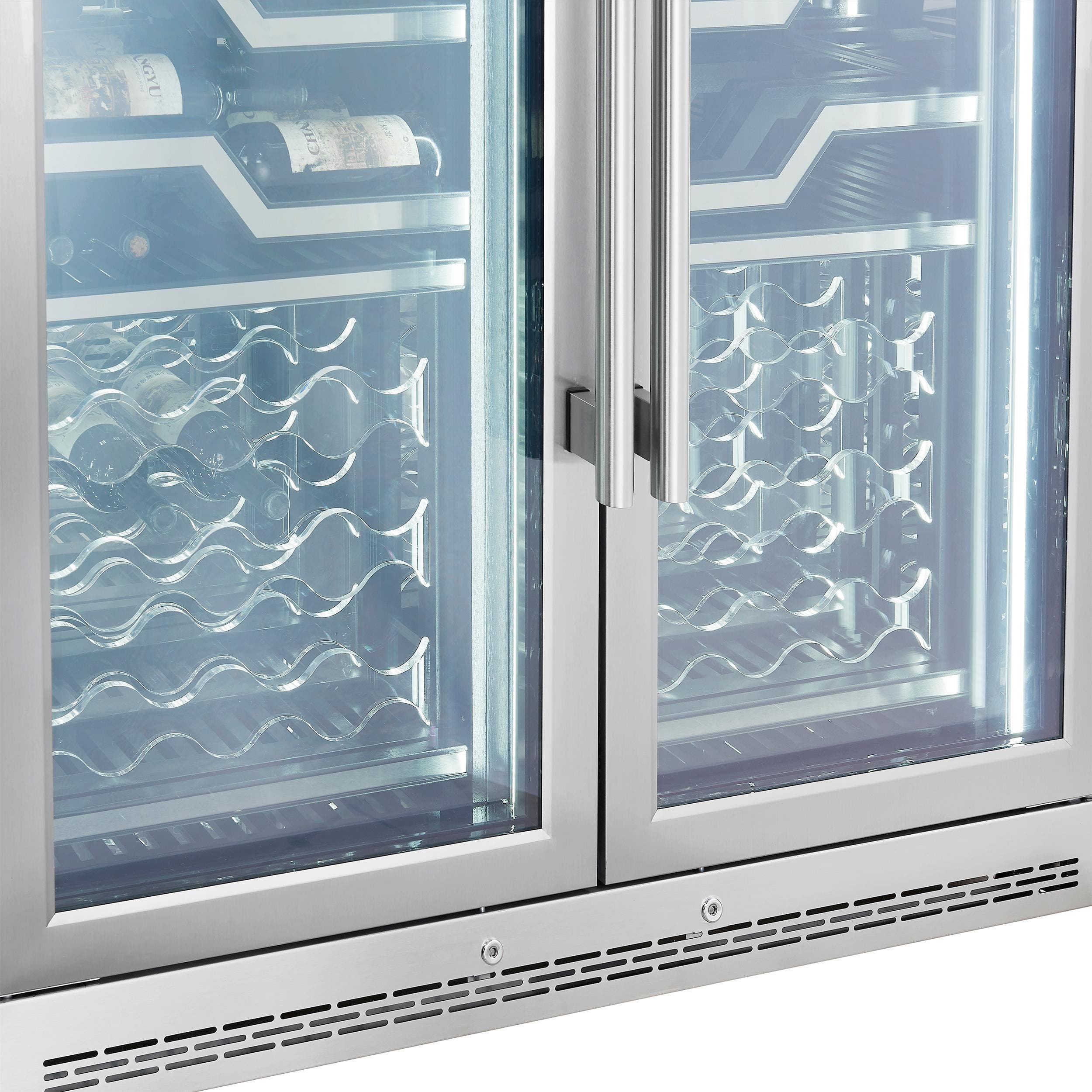 Forno FWCDR661148S Clear Acyrlic And Stainless Steel