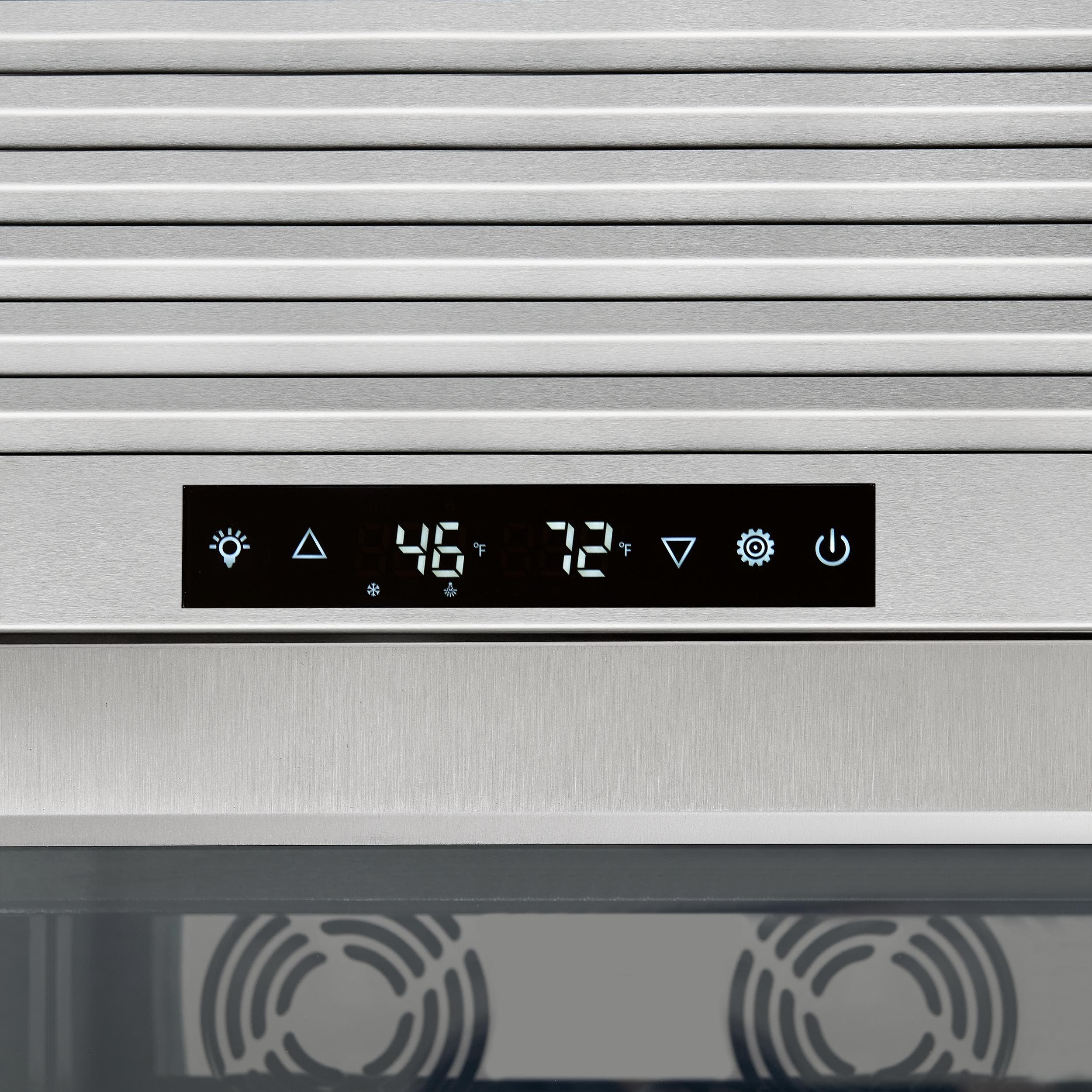 Forno FWCDR661148S Clear Acyrlic And Stainless Steel