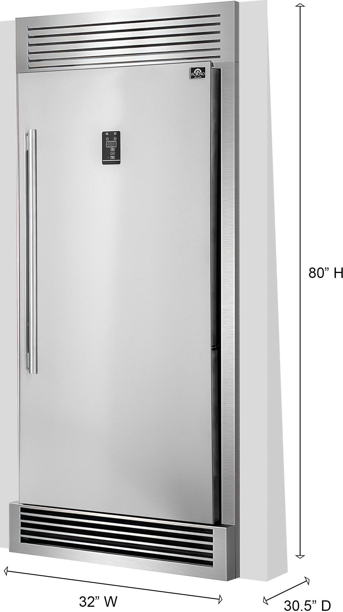 Forno FFFFD193332RS Stainless Steel, Right Hinge