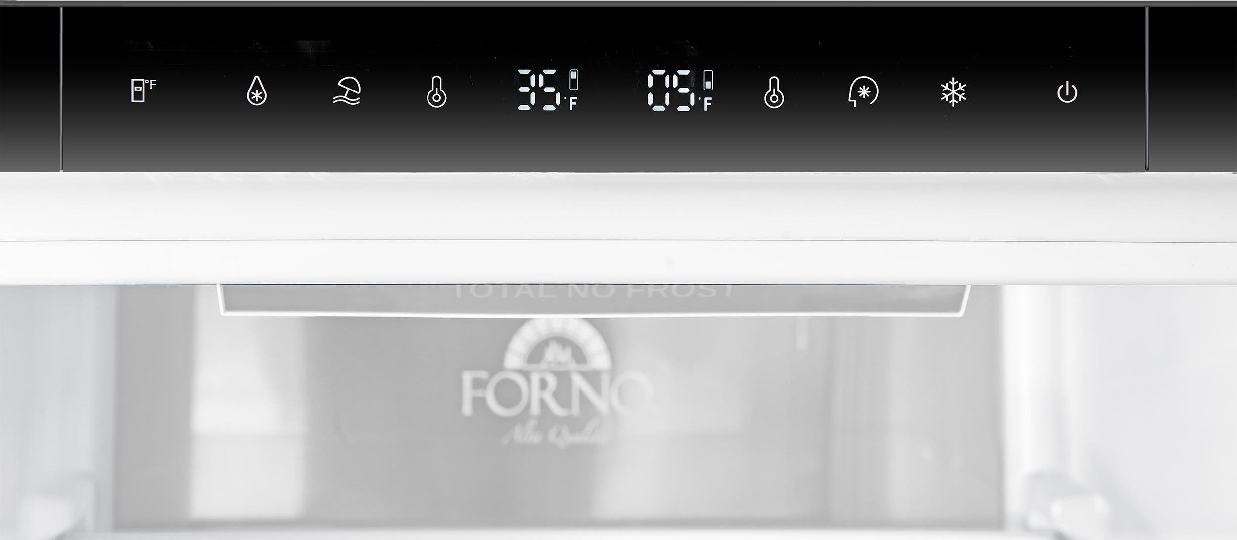 Forno FFFFD176648WHT White, Antique Brass Handles