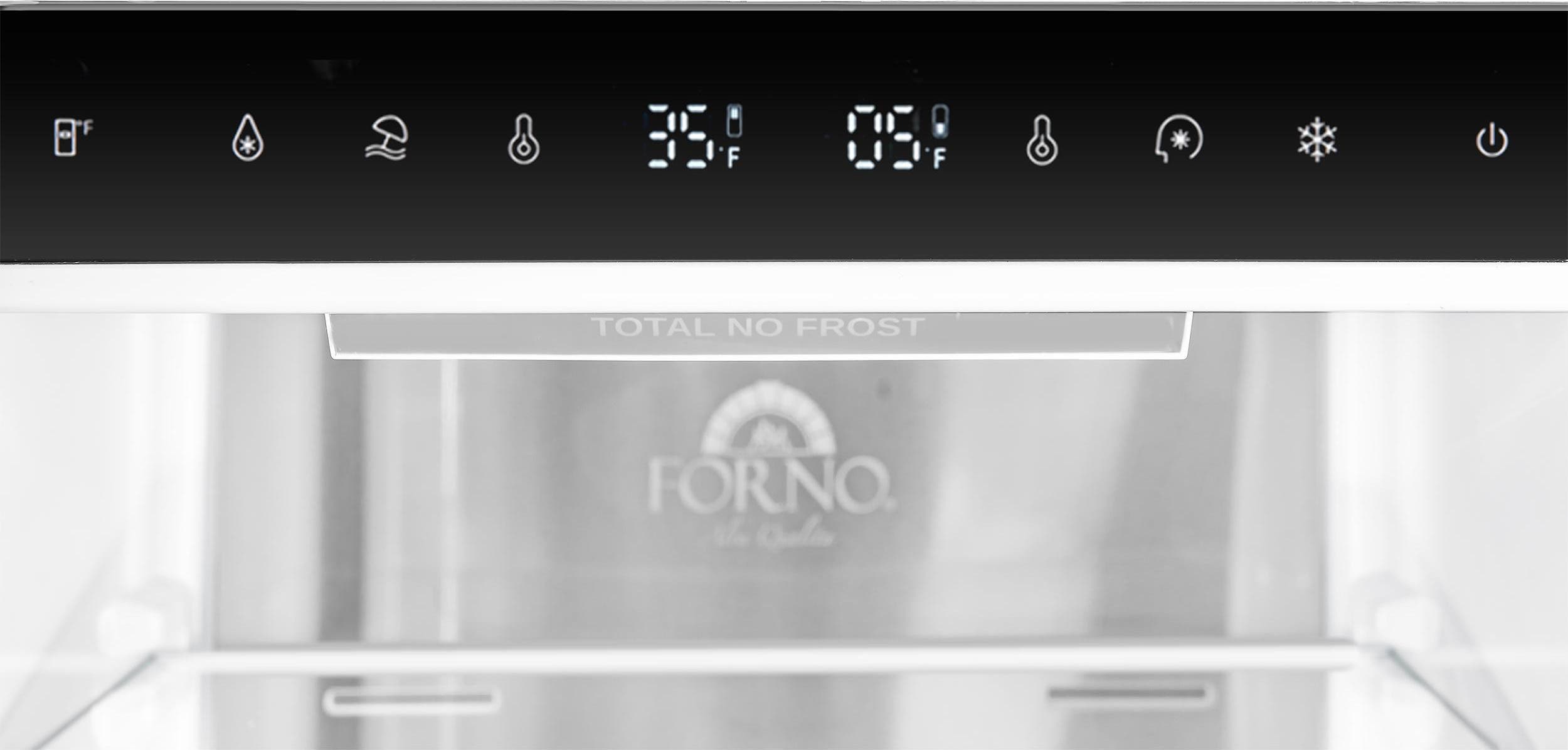 Forno FFFFD176648BLK Black, Antique Brass Handles