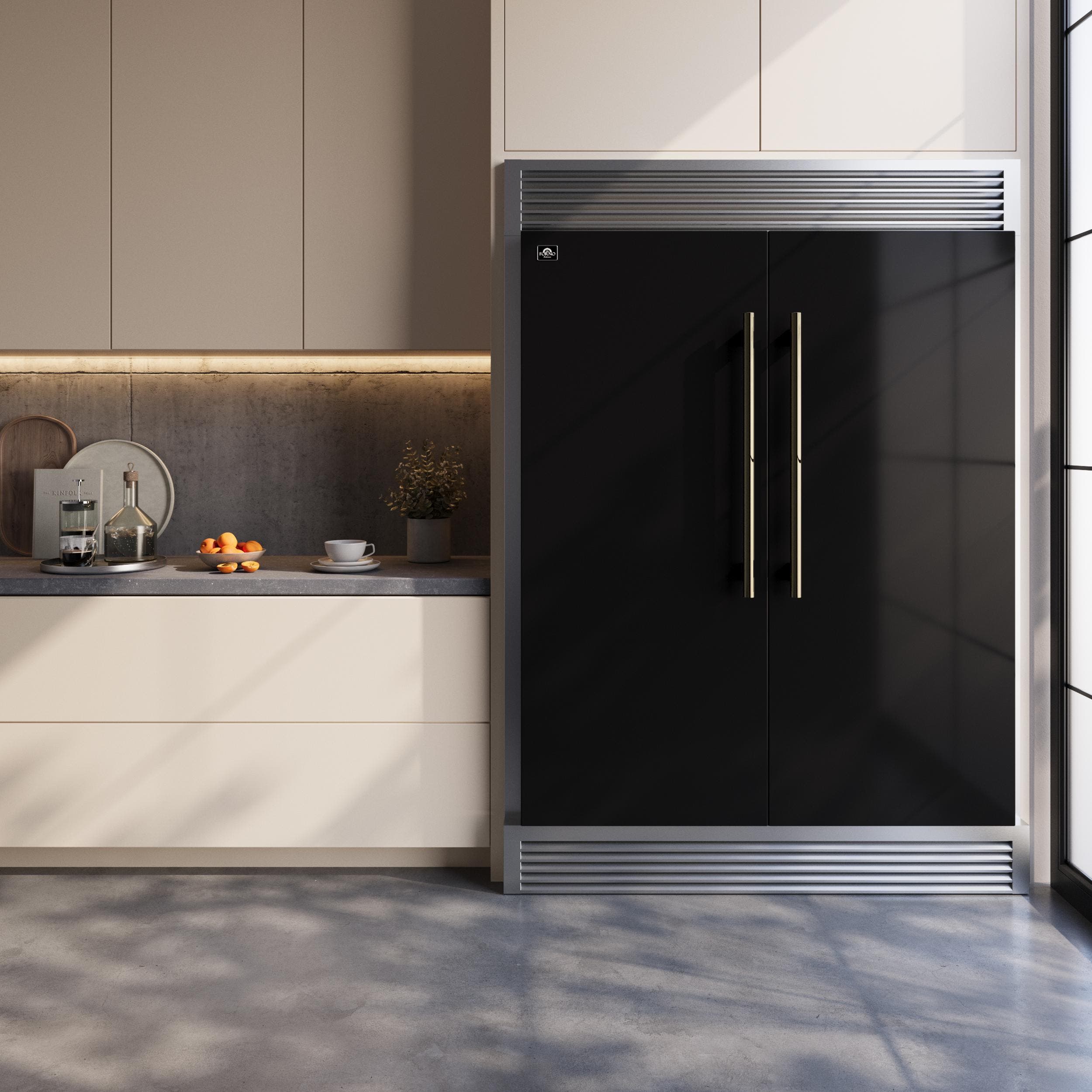 Forno FFFFD172260SGBLK Black With Grill