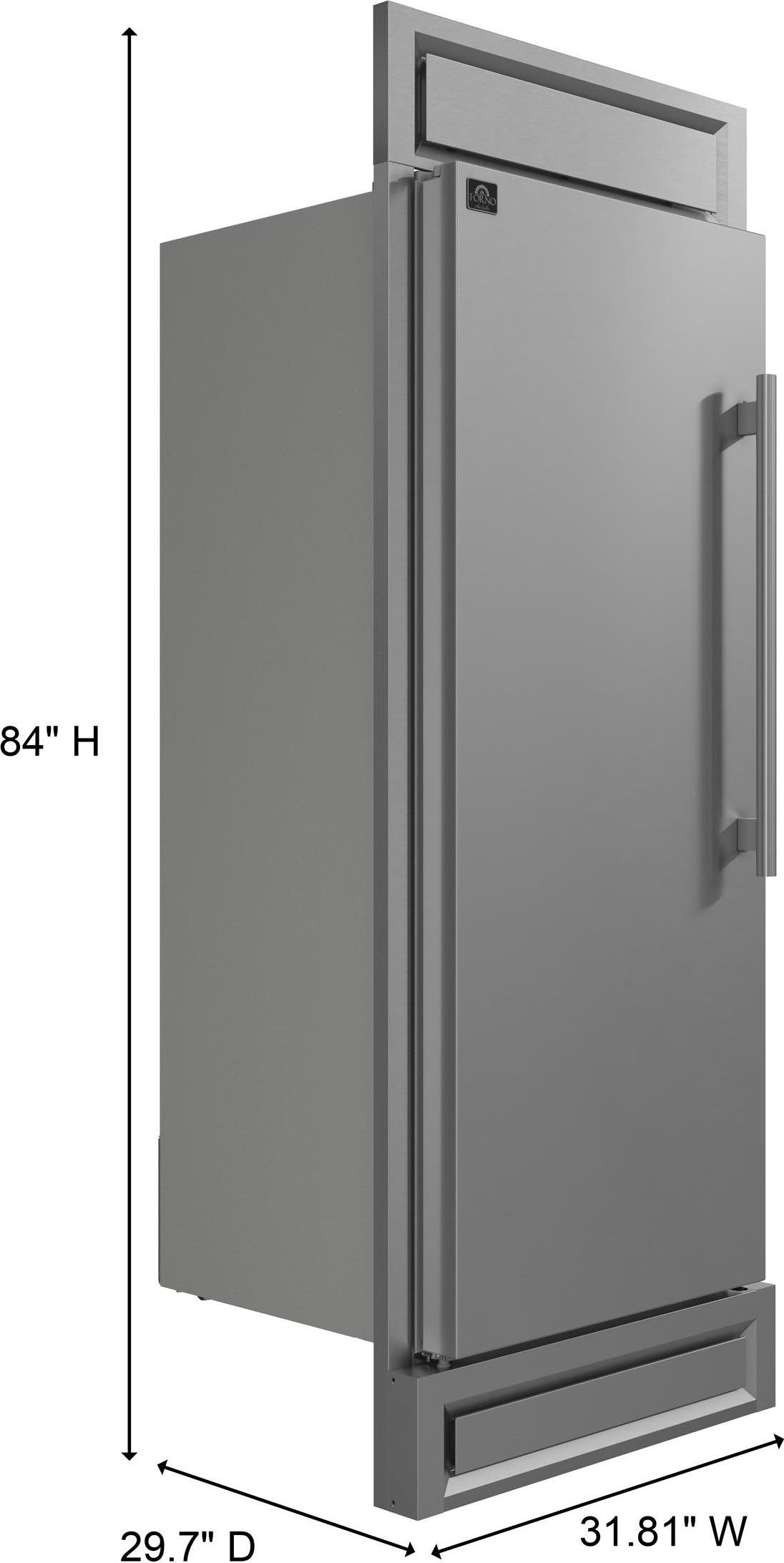 Forno FFFFD172232LS Stainless Steel, Left Hinge