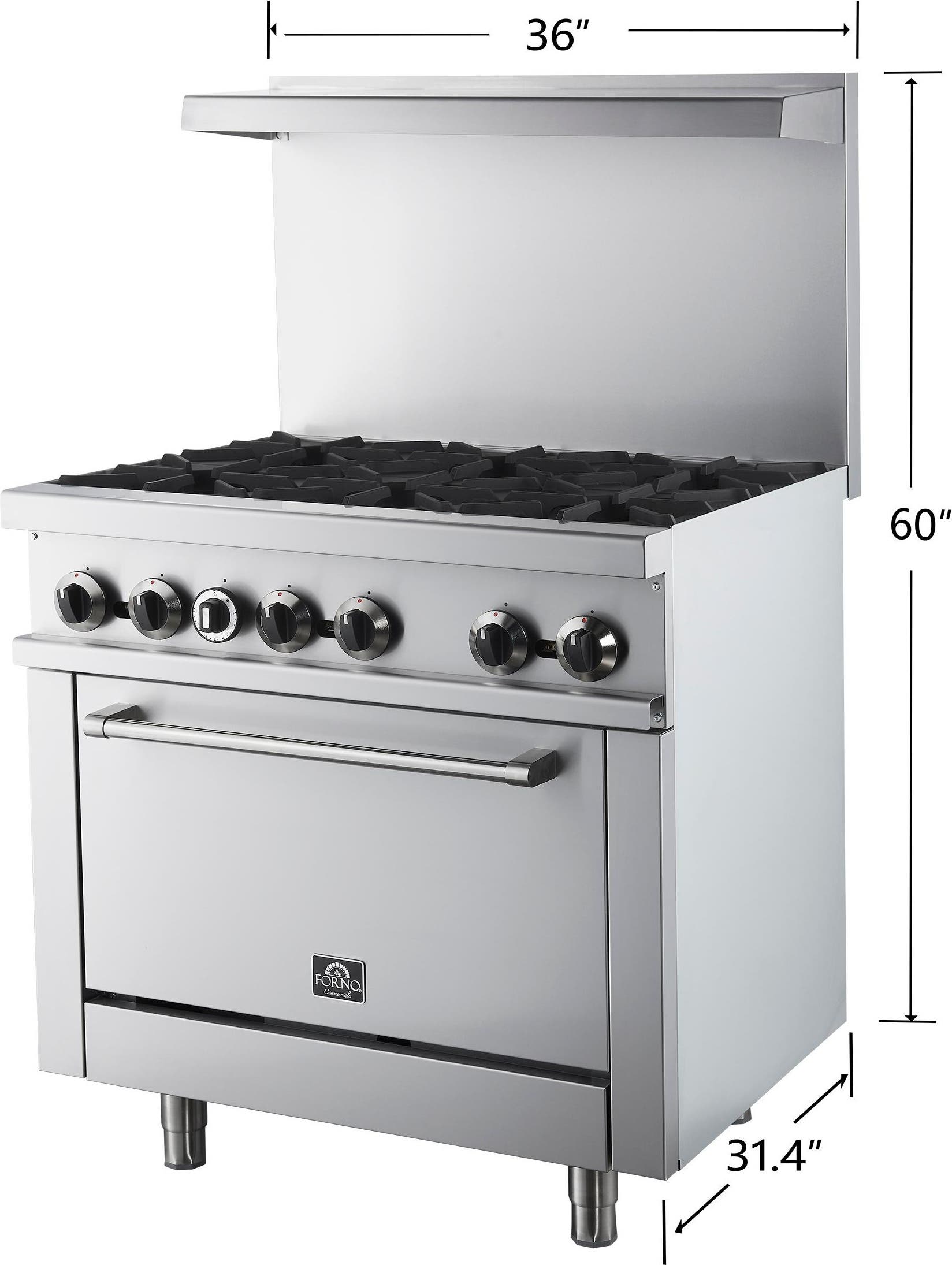 Forno FCMGR009336 Stainless Steel