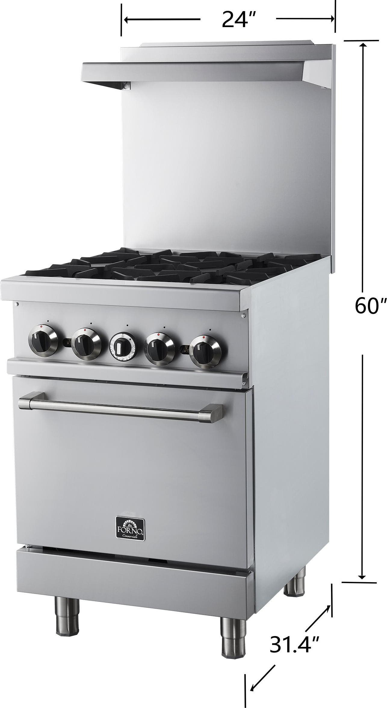Forno FCMGR009324 Stainless Steel