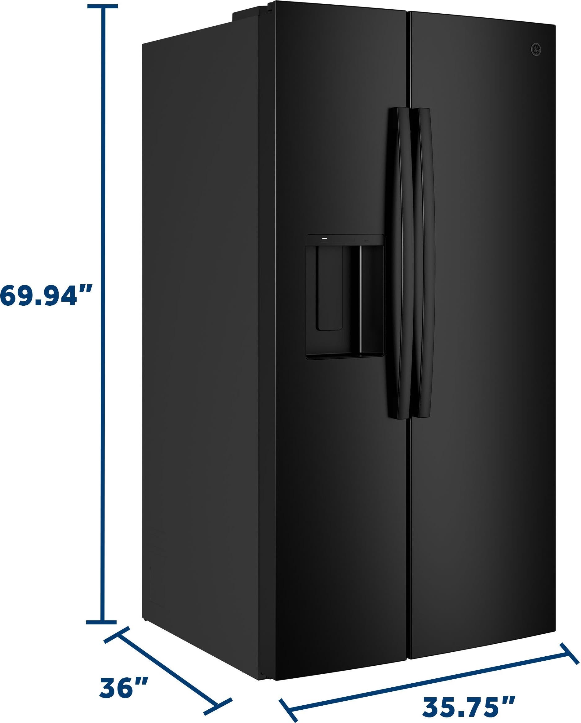 GE GSE28NGYBB Black