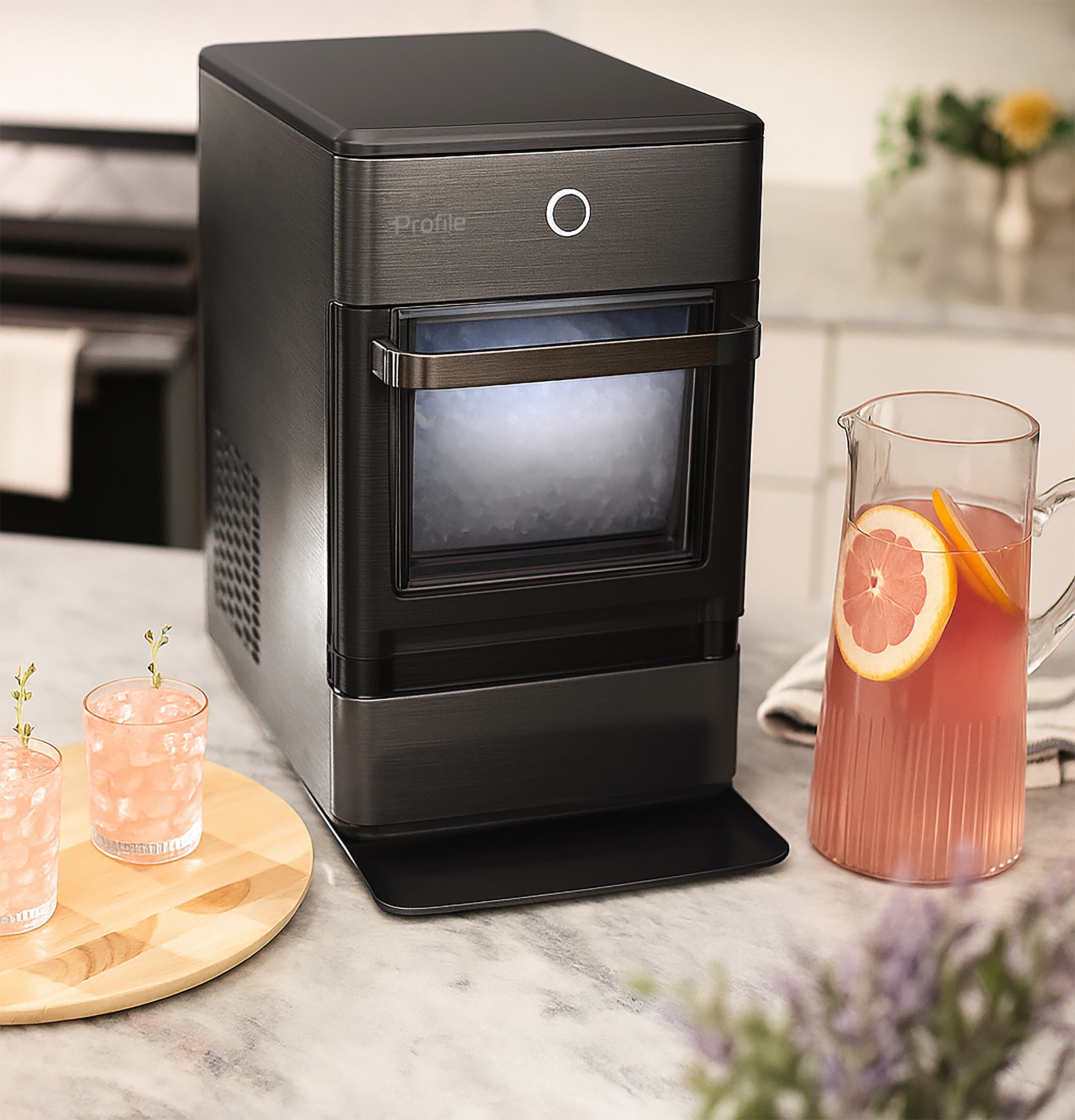 GE OPAL01GBYTS Black Stainless Steel
