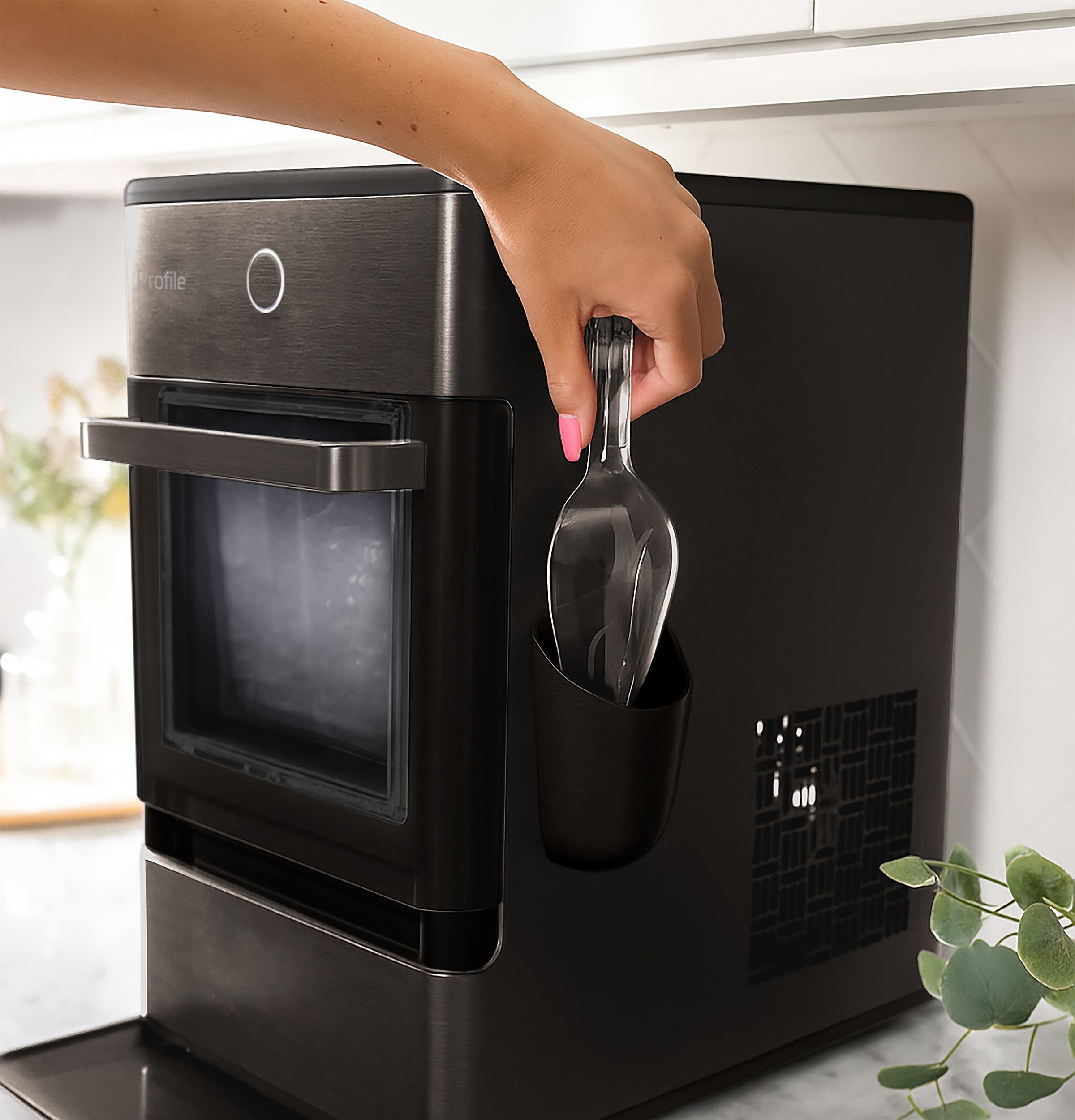 GE OPAL01GBYTS Black Stainless Steel