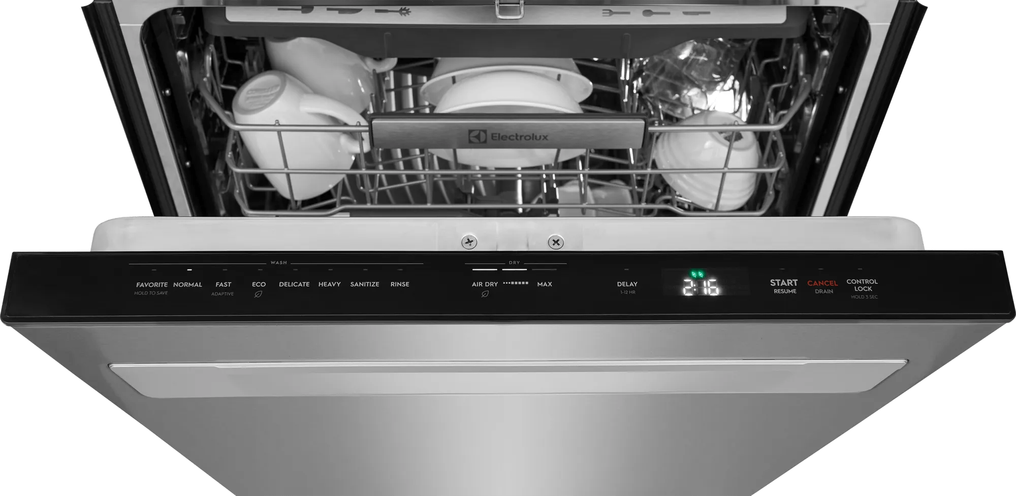 Electrolux EDSP4944CS Stainless Steel, Pocket Handle