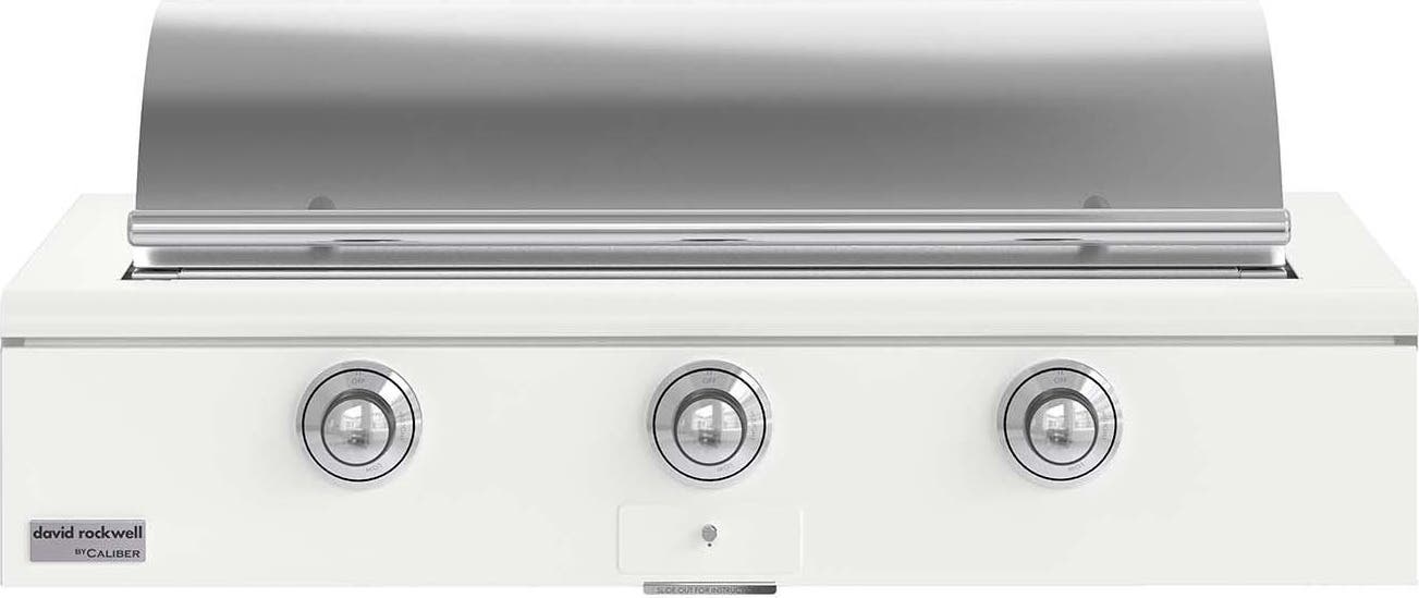 Caliber CRG48BL00A030H02 Matte White With Chrome Hardware, Liquid Propane
