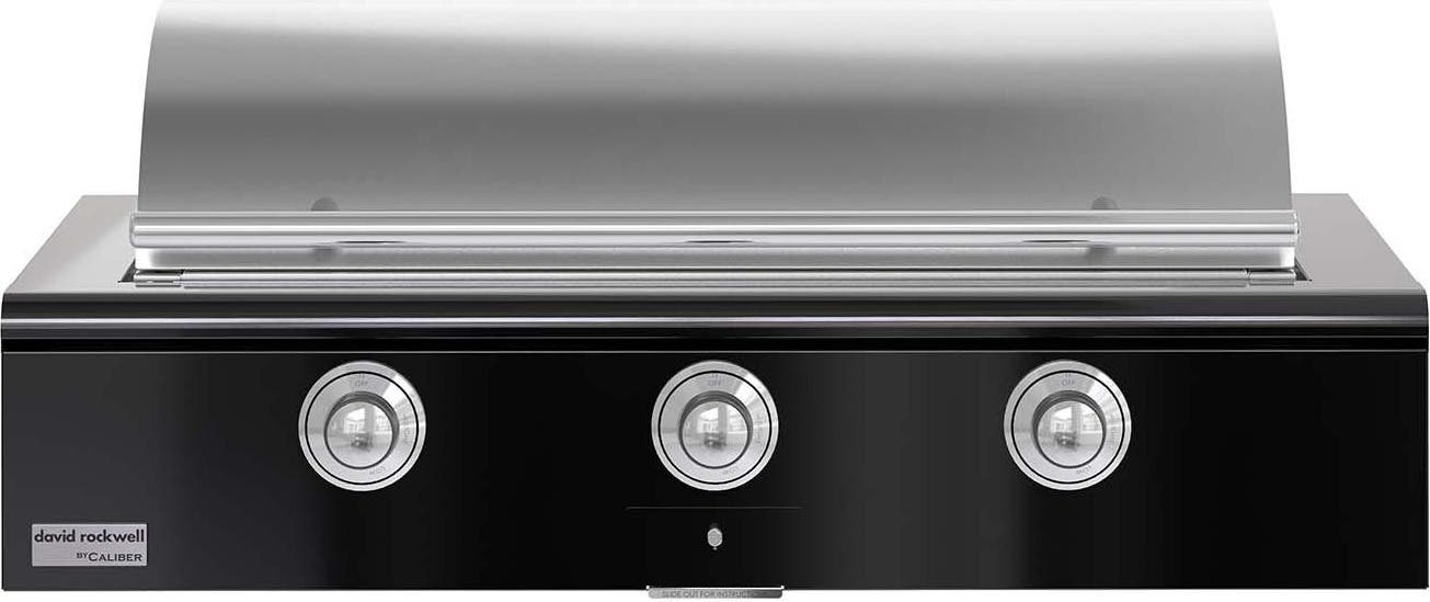 Caliber CRG48BL00A044H02 Gloss Black With Chrome Hardware, Liquid Propane
