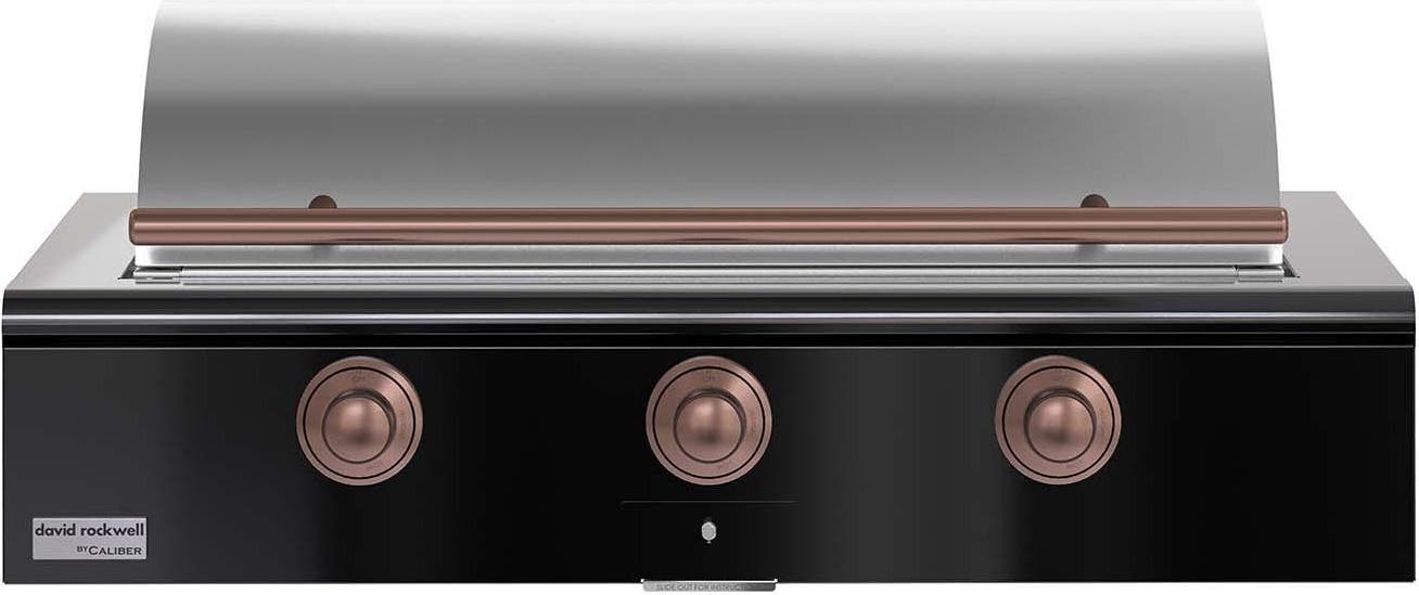Caliber CRG48BL00A044H03 Gloss Black With Copper Hardware, Liquid Propane