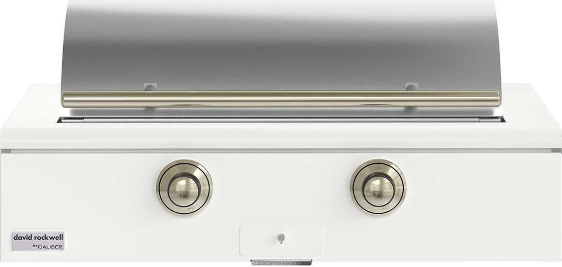 Caliber CRG42BL00A030H01 Matte White With Brass Hardware, Liquid Propane