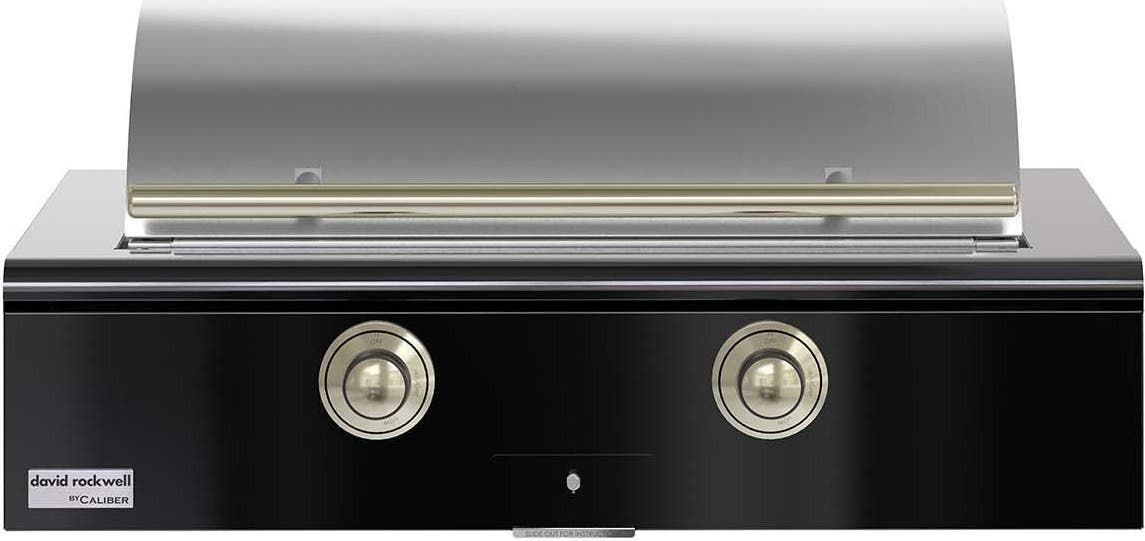 Caliber CRG42BL00A044H01 Gloss Black With Brass Hardware, Liquid Propane
