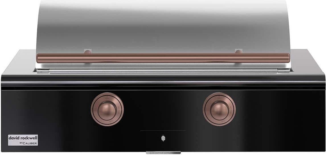 Caliber CRG42BL00A044H03 Gloss Black With Copper Hardware, Liquid Propane