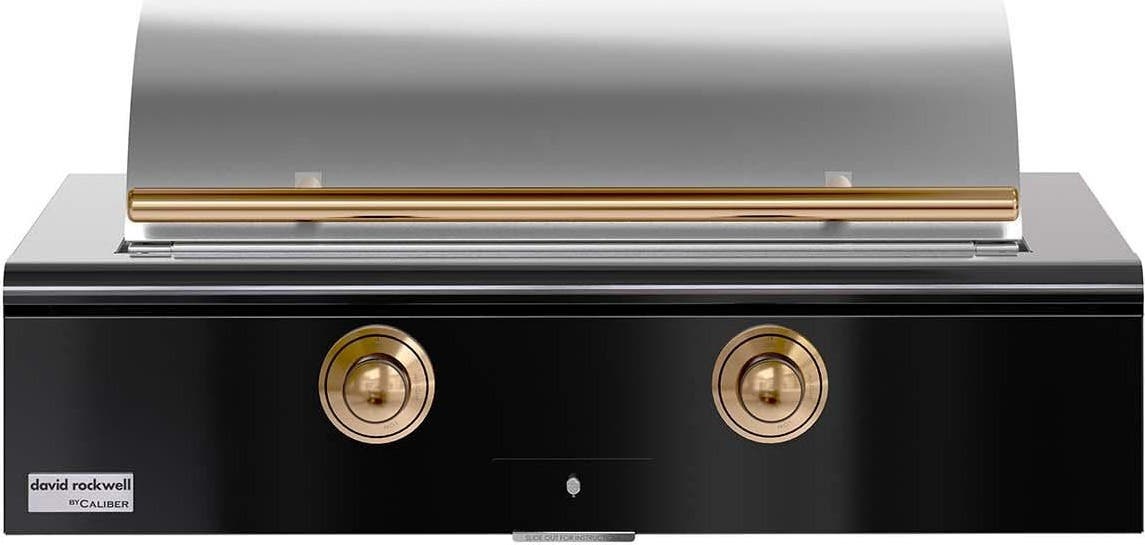 Caliber CRG42BL00A044H08 Gloss Black With Gold Hardware, Liquid Propane