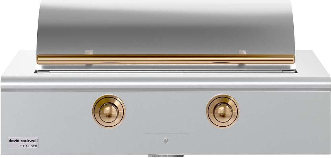 Caliber CRG42BL00AH08 Stainless Steel With Gold Hardware, Liquid Propane