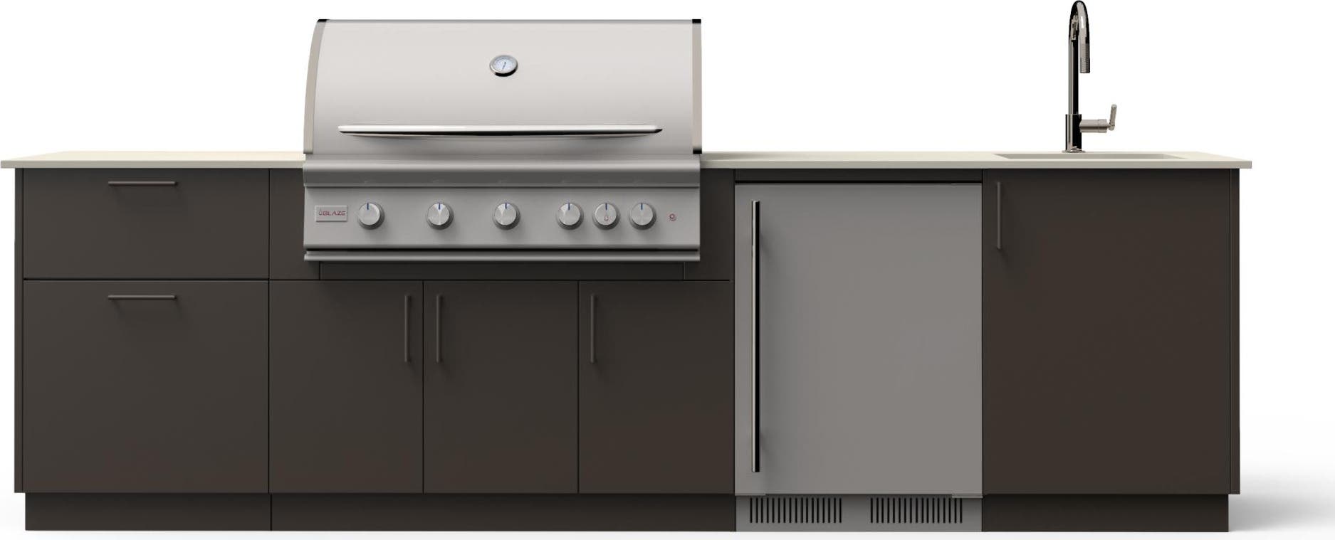 Blaze BGLDH40GUNKEONNG Gunmetal, Natural Gas