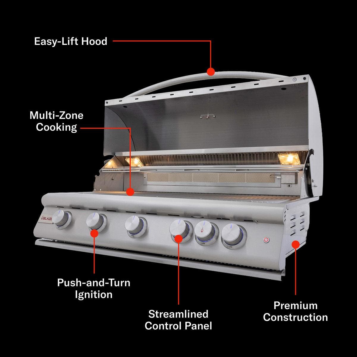 Blaze BLZ5LTE3LP Stainless Steel, Liquid Propane