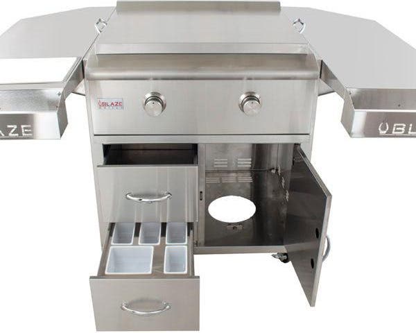 Blaze BLZGRIDDLESHK Griddle Cart Shelving Kit
