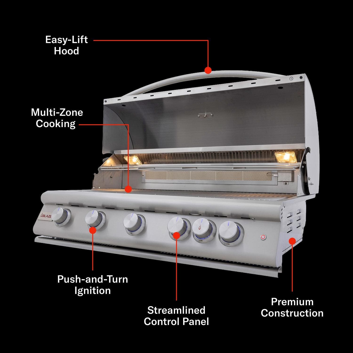 Blaze BLZ5LTE3LP Stainless Steel, Liquid Propane