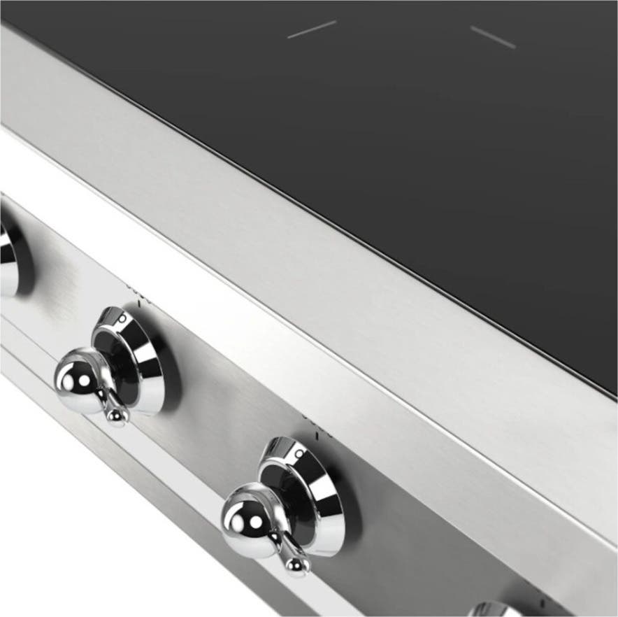 Ilve UHCPI486NSSC Stainless Steel With Chrome Trim