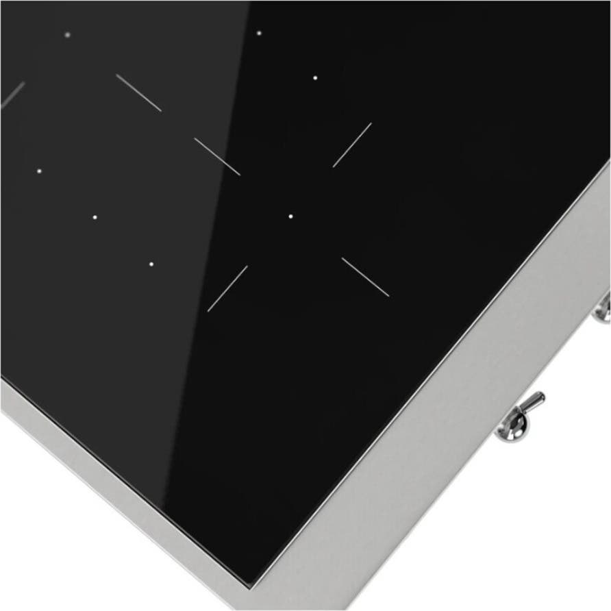 Ilve UHCPI486NSSC Stainless Steel With Chrome Trim