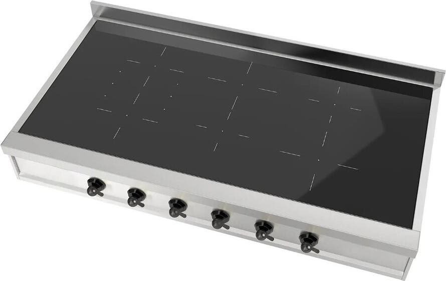 Ilve UHCPI486NSSB Stainless Steel With Burnished Trim