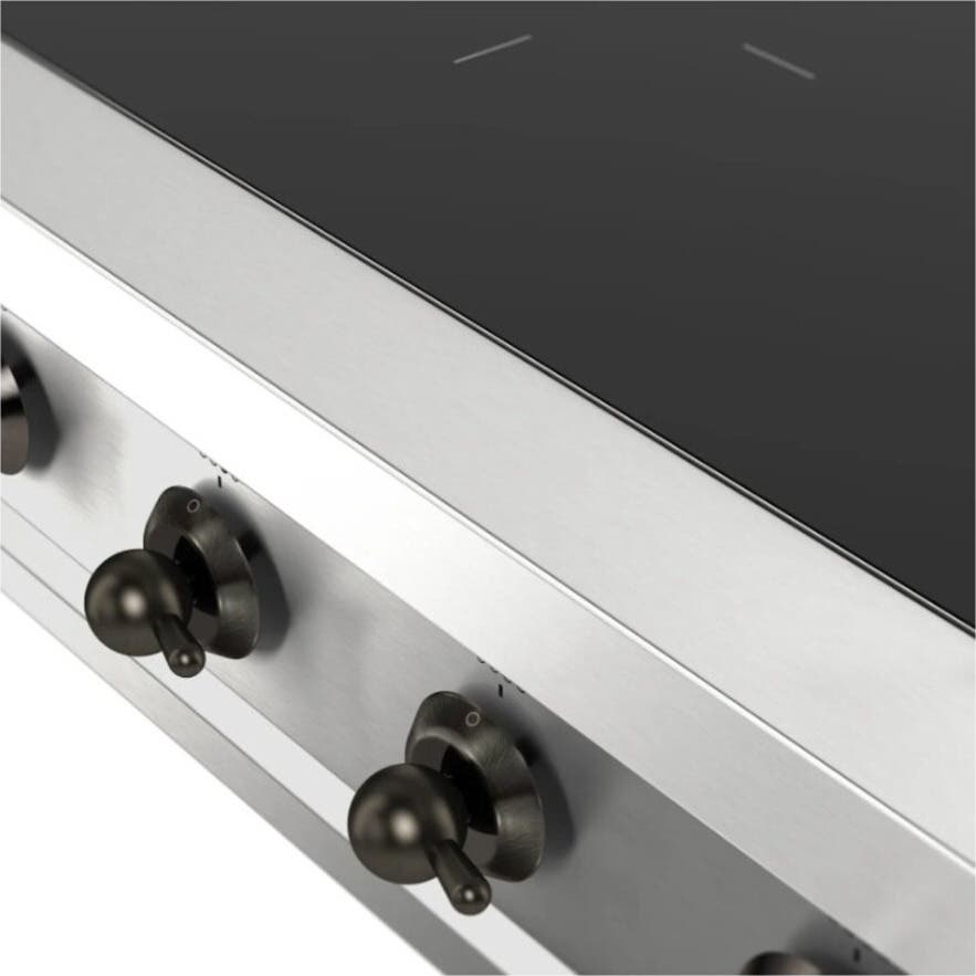 Ilve UHCPI486NSSB Stainless Steel With Burnished Trim