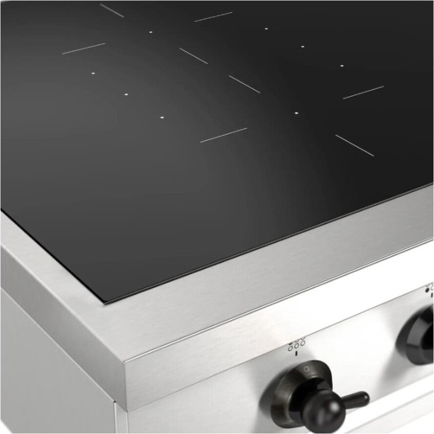 Ilve UHCPI486NSSB Stainless Steel With Burnished Trim