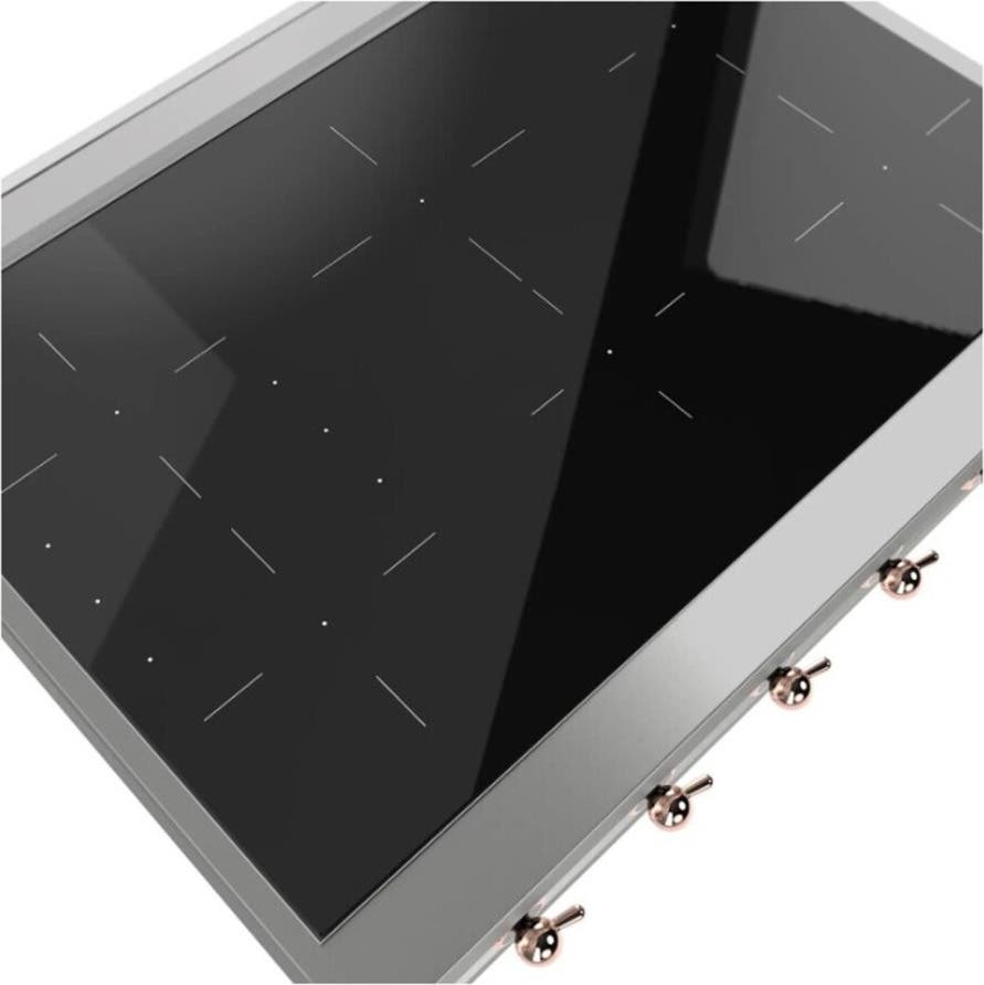 Ilve UHCPI366NSSP Stainless Steel With Copper Trim